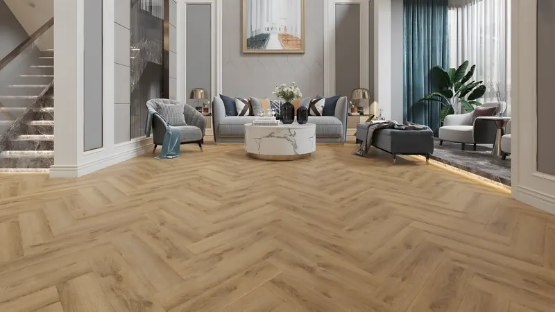 Luxury vinyl tile in planks, herringbone and stone, glued down or click fitted over a properly prepared floor. Warm, quiet, waterproof and made for the rooms you use most.